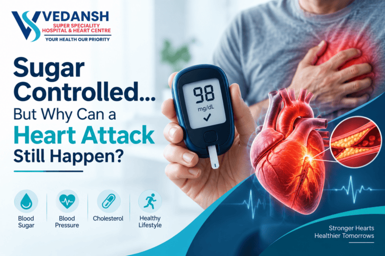 Diabetes and heart attack risk despite controlled blood sugar