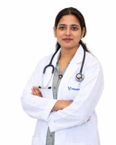 Dr. Rashmi, physiotherapist at Vedansh Super Speciality Hospital, Dadri